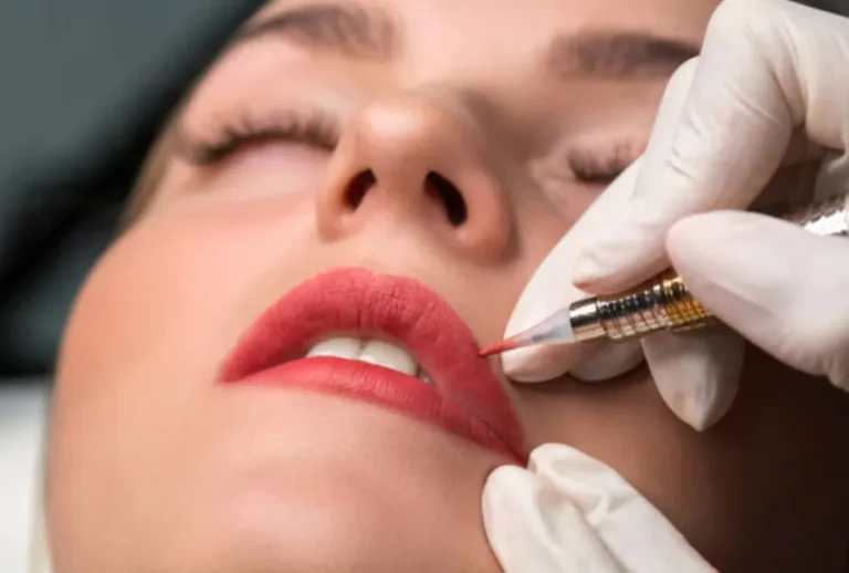 Lip blushing micro