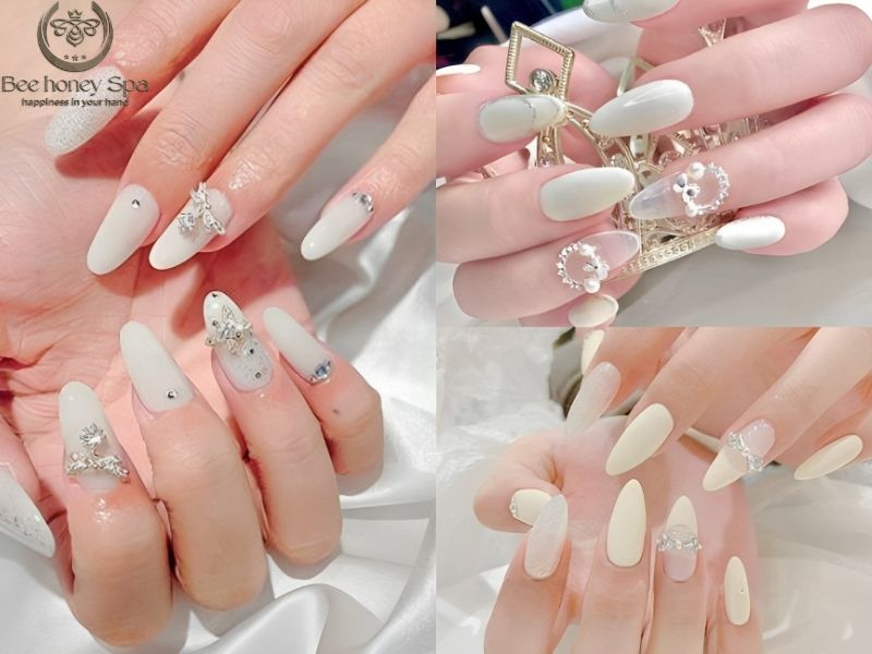 Beautiful Bridal Nail Designs