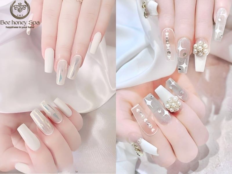 Glamorous Rhinestone Nail Designs