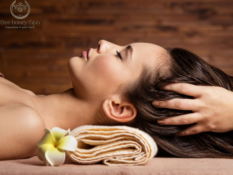 Scalp Massage While Washing Hair