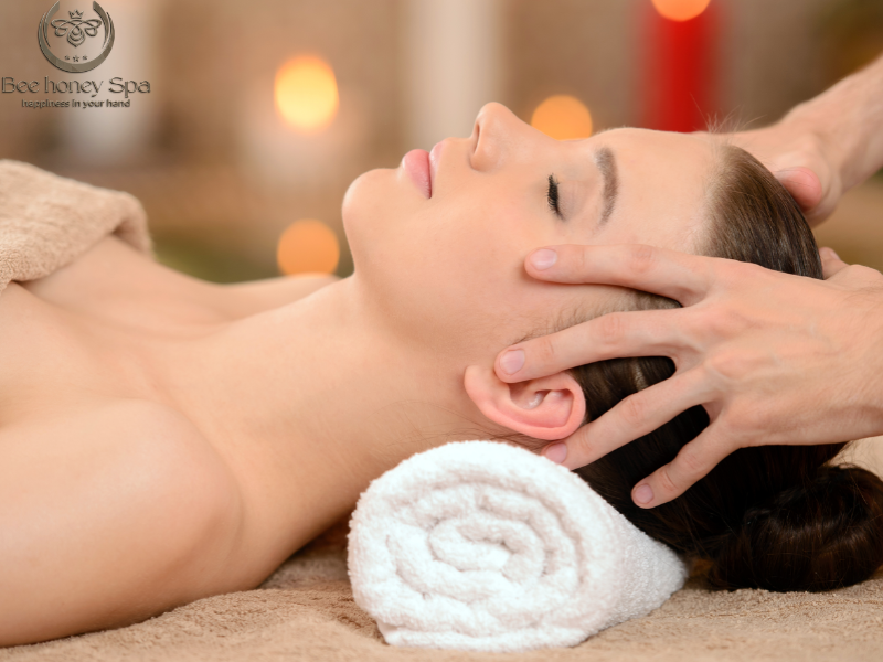 Scalp Massage While Washing Hair